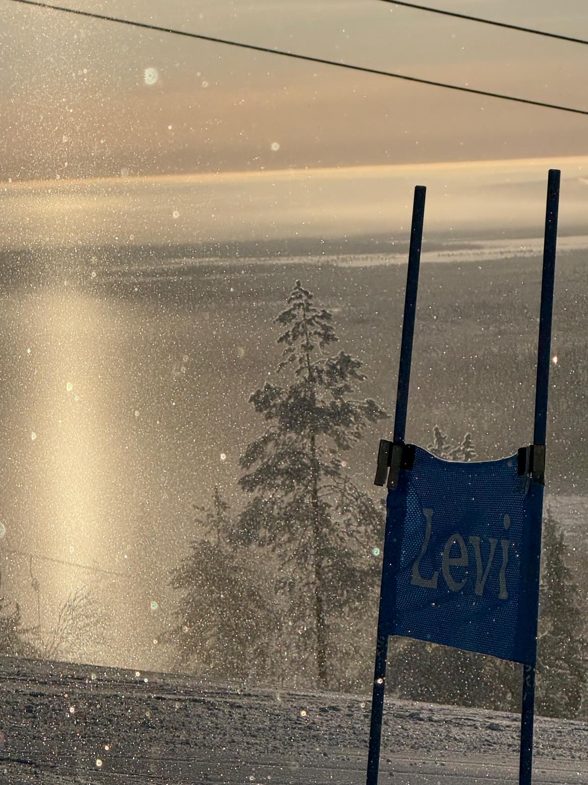 Levin portti auringonlaskussa